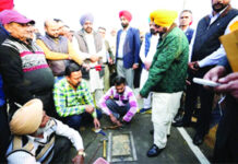 ਮਾਨ ਵੱਲੋਂ ਸੜਕ ਠੇਕੇਦਾਰ ਦੀ ਅਦਾਇਗੀ ਰੋਕਣ ਦੇ ਹੁਕਮ