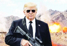 ਟਰੰਪ ਨੇ ਅਸਾਲਟ ਚੁੱਕ ਕੇ ਈਰਾਨ ਨੂੰ ਧਮਕਾਇਆ